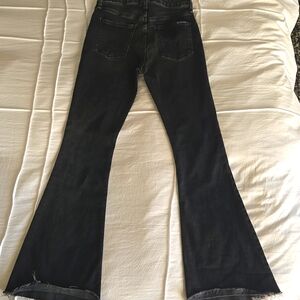 Hudson Black Flare Jeans